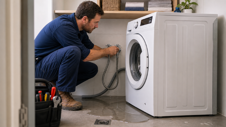 Washing Machine Flooding? How to Stop It and Prevent It Happening Again
